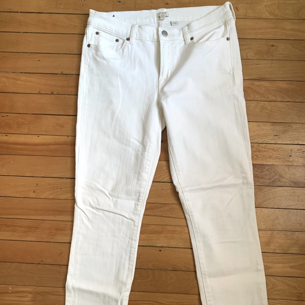 JCrew White Skinny Jeans